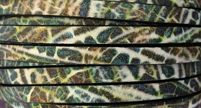 Cuir de veau imprimé; nouveaux modèles - Vert