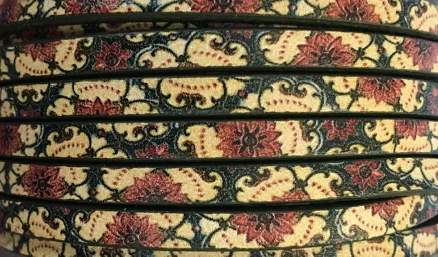 Cuir de veau imprimé; nouveaux modèles - Rouge foncé