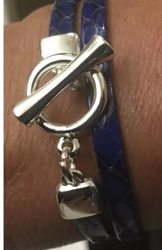 Fermoir T avec bâton dodu - Argent