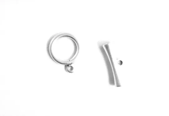 Fermoir T avec bâton dodu - Argent antique