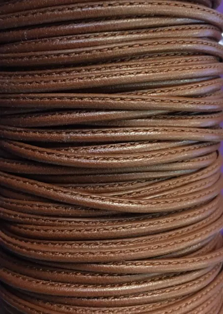 Cuir de chèvre cousu 2.70mm,NOUVELLES COULEURS,29 couleurs - Marron moyen