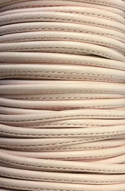 Cuir de chèvre cousu 2.70mm,NOUVELLES COULEURS,29 couleurs - Rose poudré