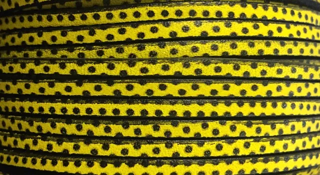 cuir de veau 3mm imprimé, NOUVEAUX MODELES  - jaune citron