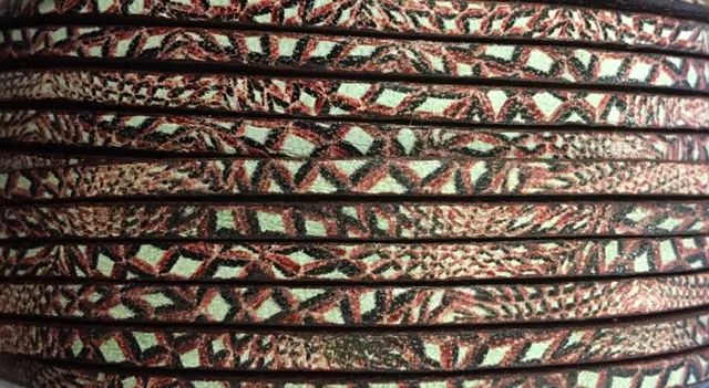 cuir de veau 3mm imprimé, NOUVEAUX MODELES  - Bordeaux