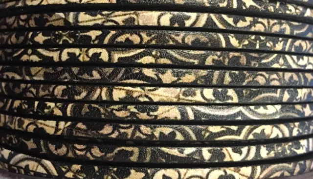 cuir de veau 3mm imprimé, NOUVEAUX MODELES  - Beige claire