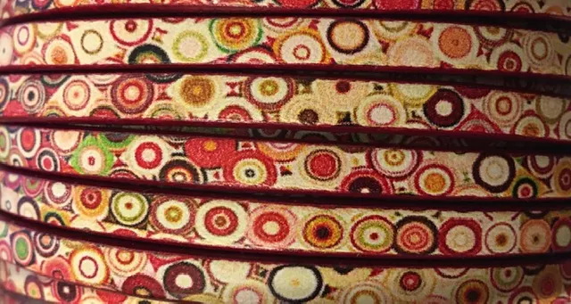 Cuir de veau imprimé; nouveaux modèles - Rouge