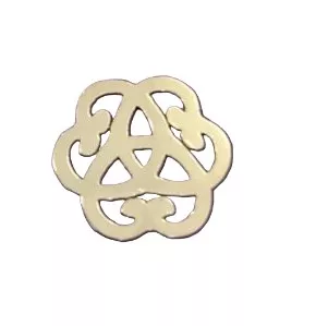 Sérénité très petite taille plaquée or ou argent vif en France13.9mm - Or