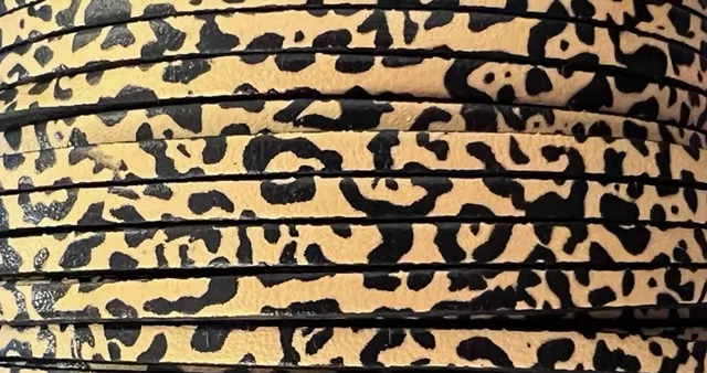 cuir de veau 3mm imprimé, NOUVEAUX MODELES  - Or