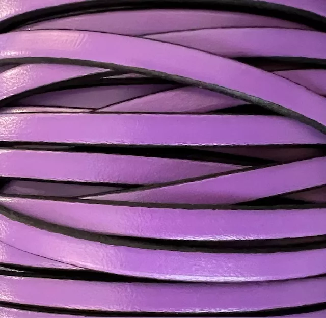 Cuir de veau 5mm-nouvelles couleurs - Parme