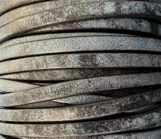 CUIR DE VEAU 5MM VINTAGE - Bleu marine