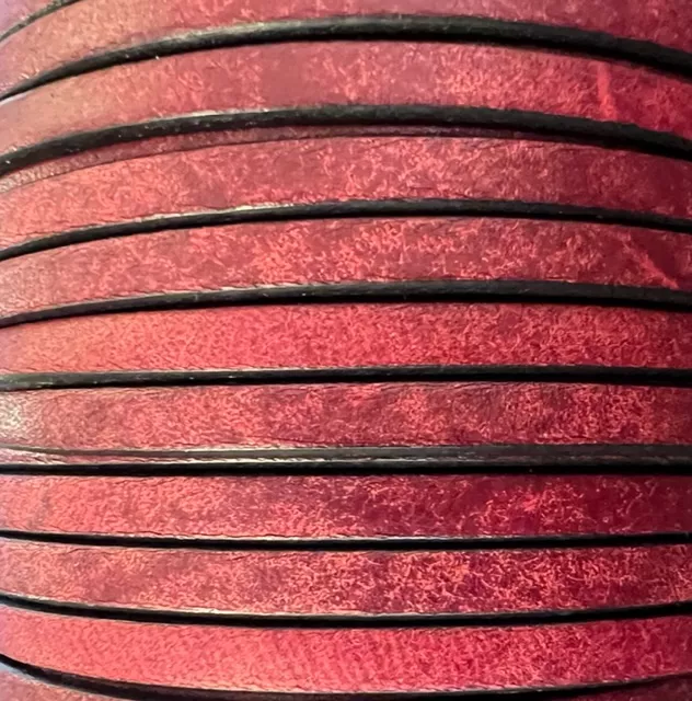 CUIR DE VEAU 5MM VINTAGE - Bordeaux