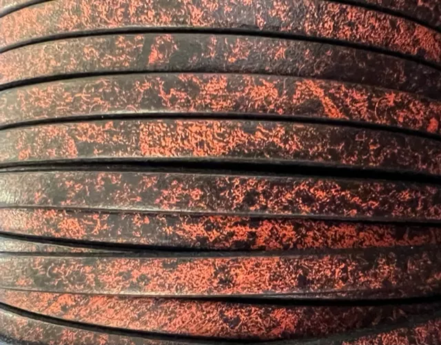 CUIR DE VEAU 5MM VINTAGE - Fuchsia