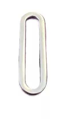 Intercalaire trombone 31.7 x 9.5mm plaqué EN FRANCE - Argent vif