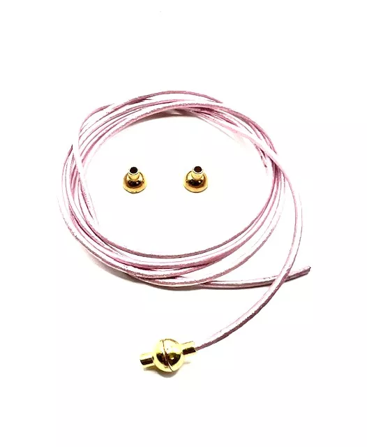 Fermoir aimanté pour cordon rond de 2mm  - Or