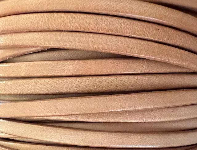 Cuir de veau 5mm-nouvelles couleurs - Naturel