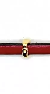 Passant pour cuir 3mm - Or