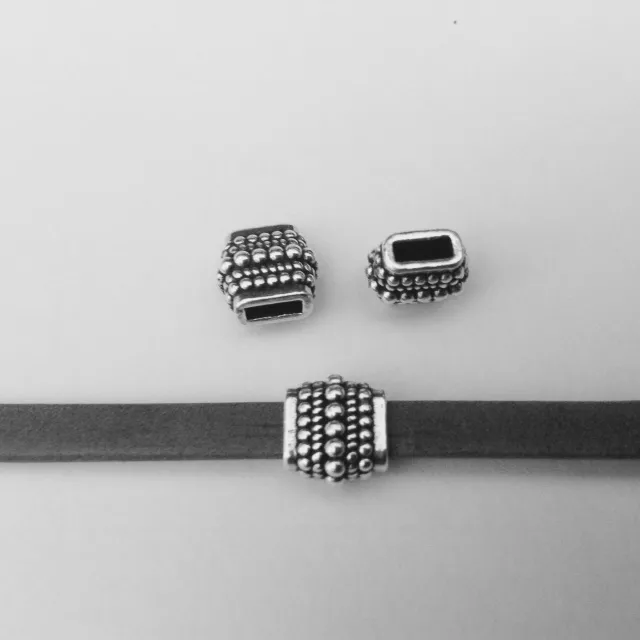 Passant 5mm en etain pl argent