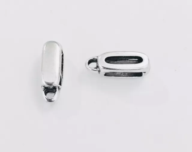 Accroche breloque pour cuir plat 9mm