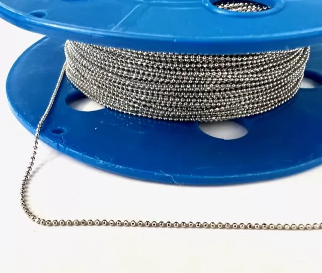 Chaîne bille très fine diamanté, 0.6 mm