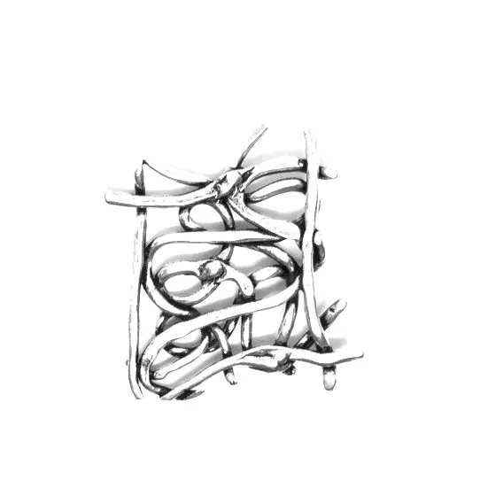 Pendant motif abstrait 