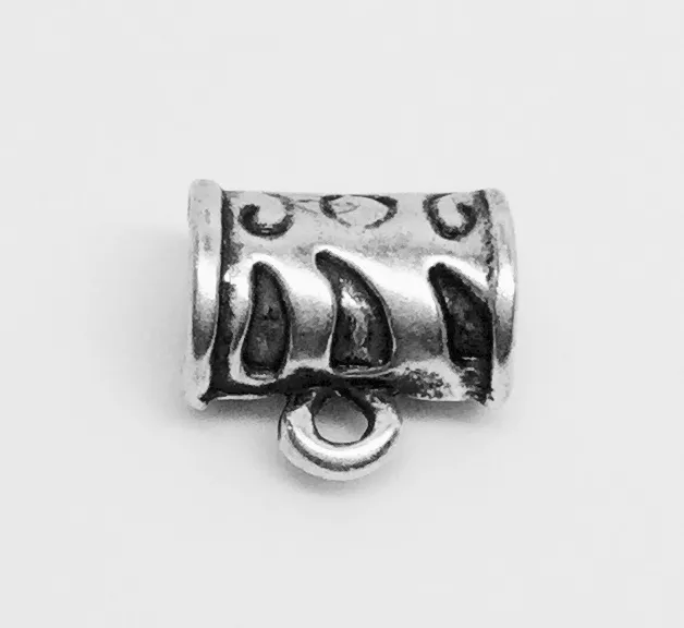 Accroche breloque tube avec trou de 3.30mm