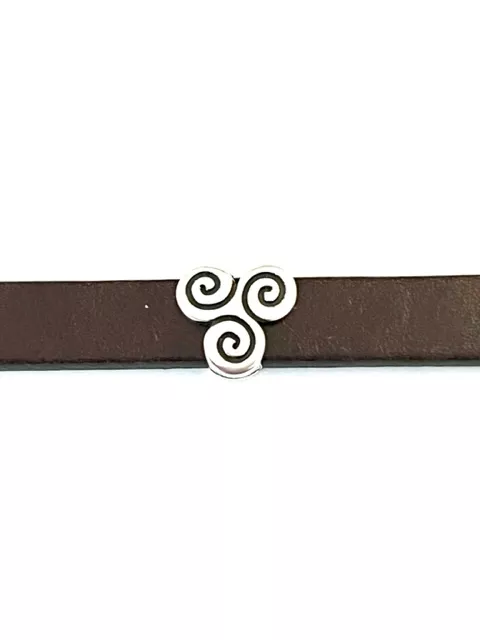 Passant TRISKEL pour cuir 10mm