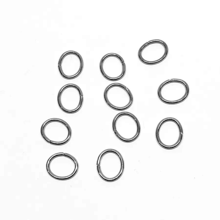 Anneaux ovales en acier 