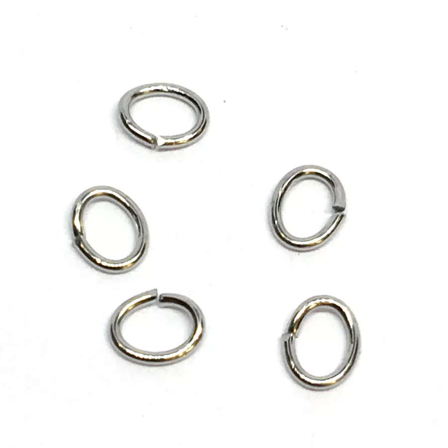 Anneaux ovales en acier 