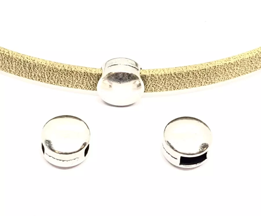 Passant pastille pour cuir 5mm