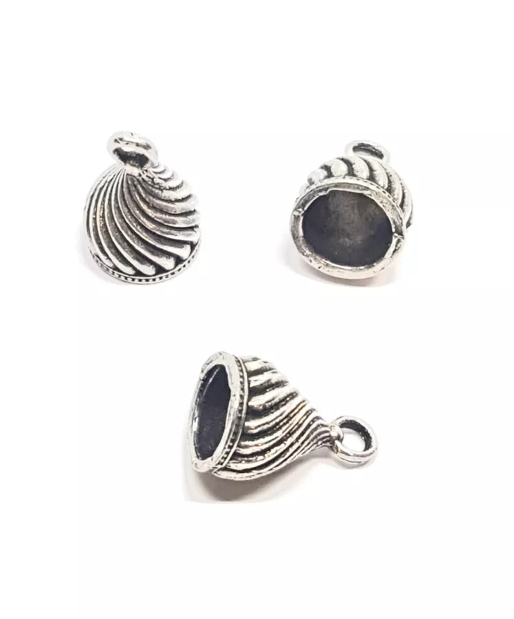 Embout cloche pour cuir rond 8mm