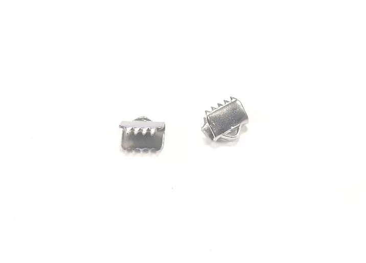 Embout à écraser pour cuir 6.5mm