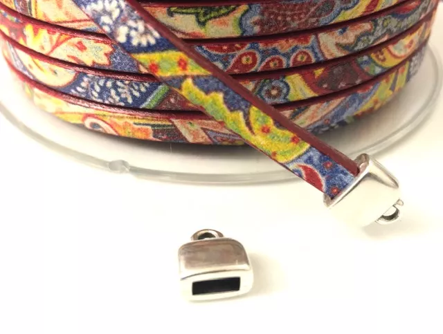 Embout pour cuir plat 5mm