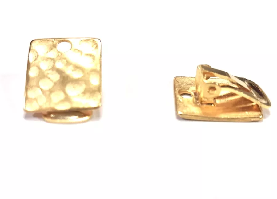 BO à clips rectangulaires martelées