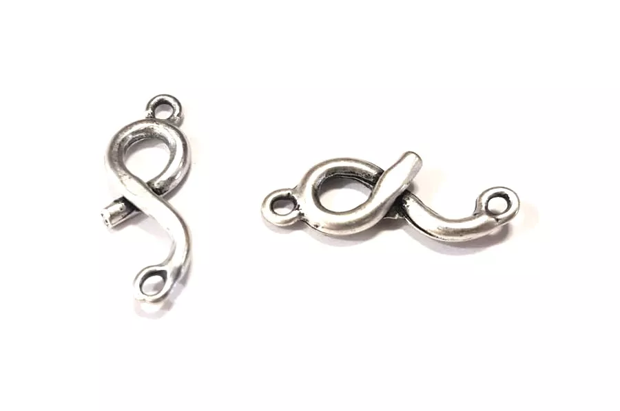 Intercalaire boucle avec deux anneaux