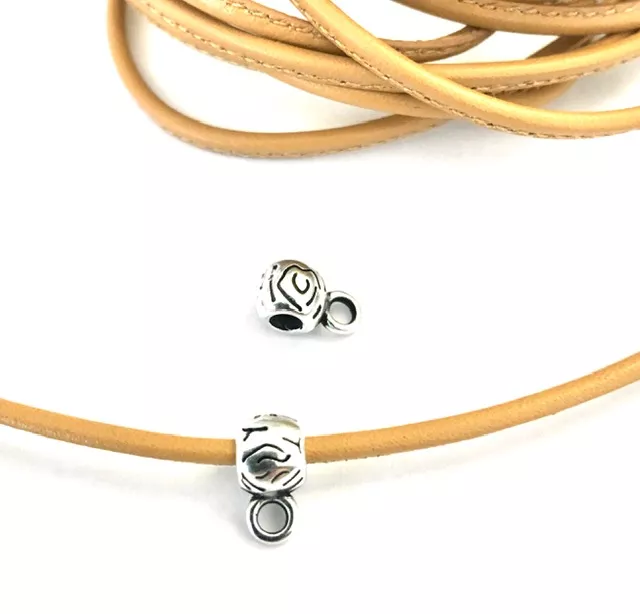 Accroche breloque pour cuir 2.5mm