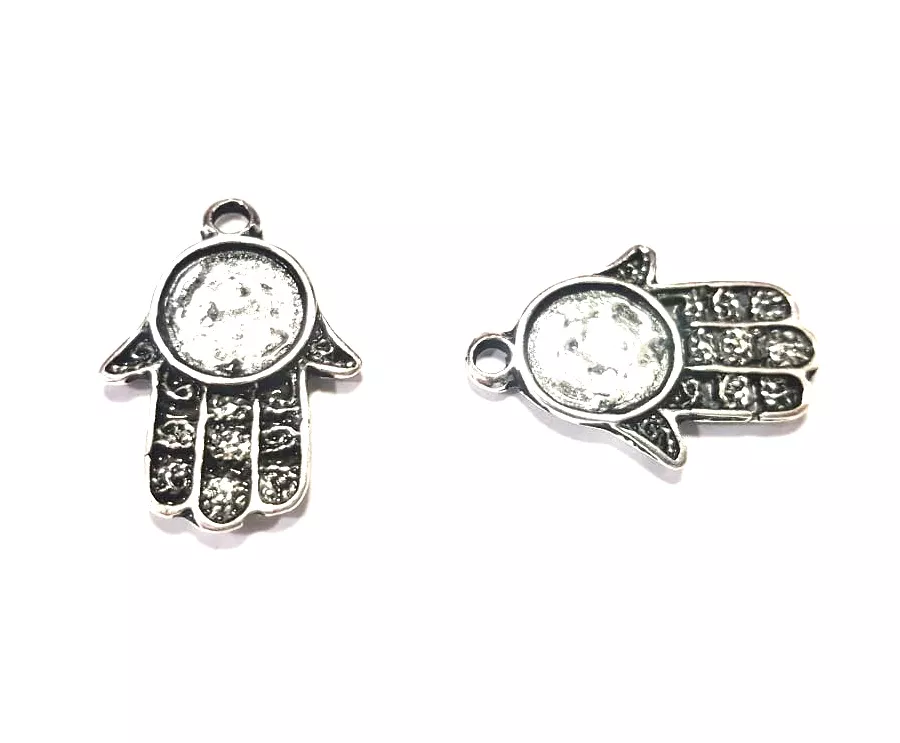 Pendant main de Fatma pour coller cabochon
