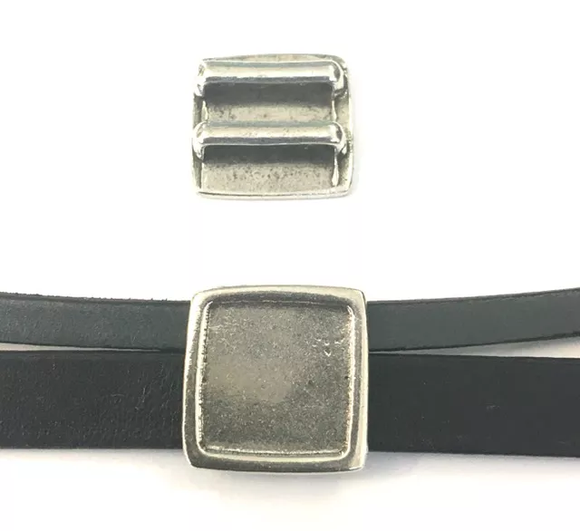 Passant carré 15mm pour coller, cabochon, fimo ,cuir 