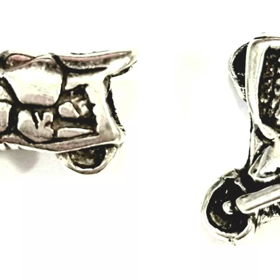 Passant moto pour cuir rond 4.5mm