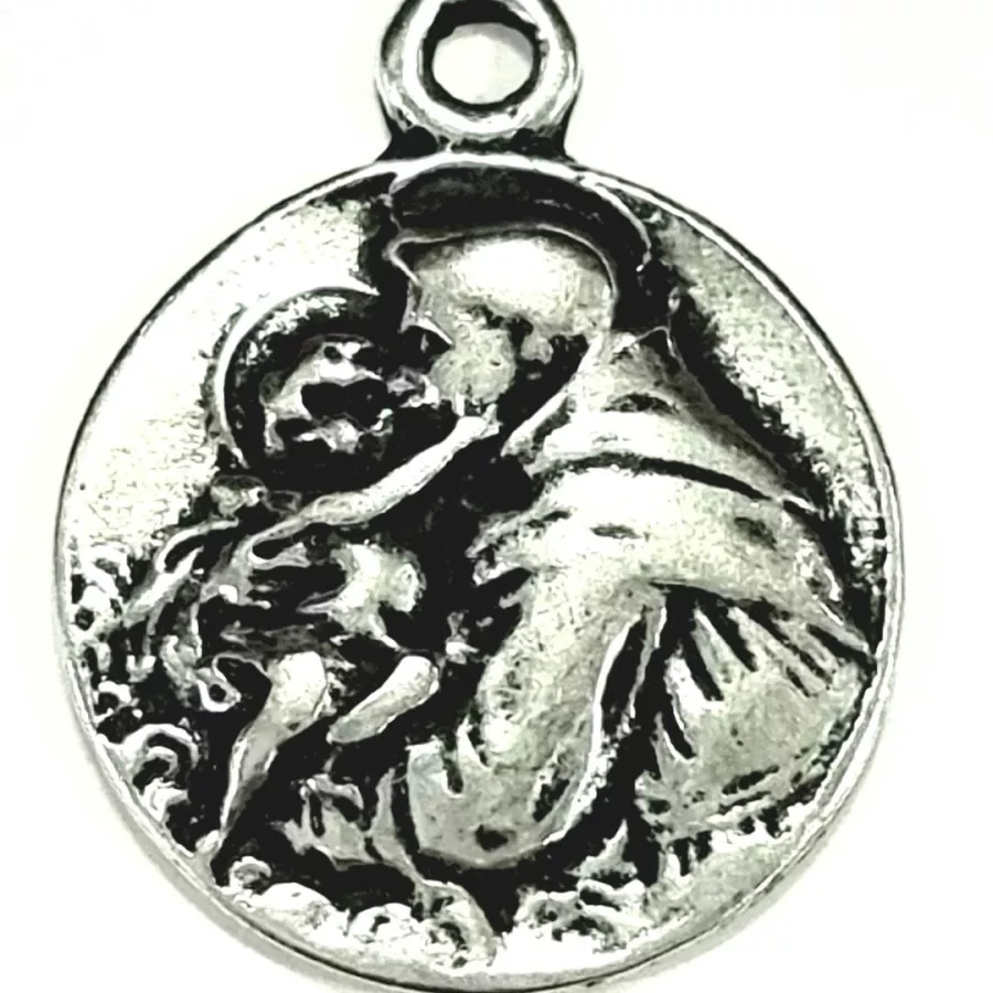 Pendant médaille Saint Christophe