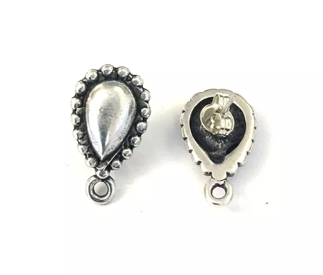 boucles d'oreilles forme poire 