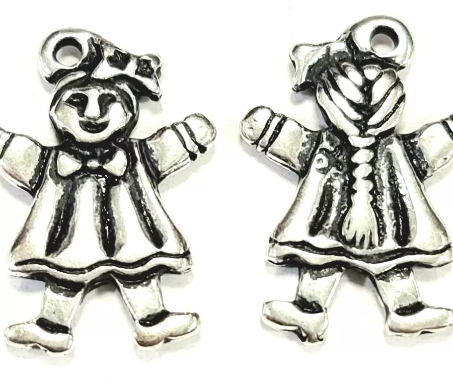 Pendant petite fille avec tresse