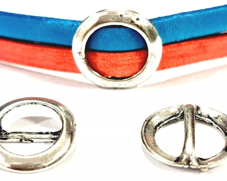 Passant rond pour cuir plat 10mm
