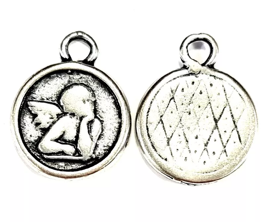 Pendant médaille ange Raphaël