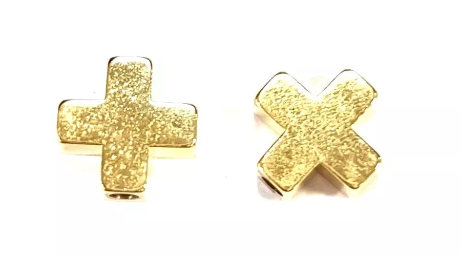 Intercalaire croix malte en laiton