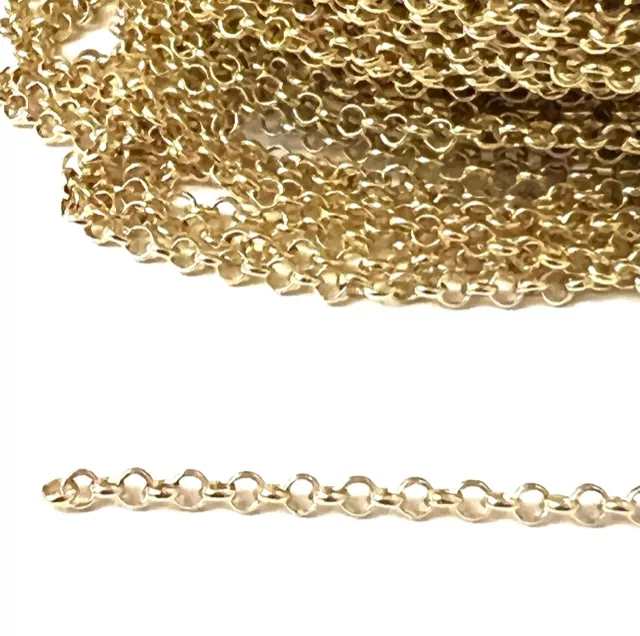 petite chaine jaseron doré 2.5mm