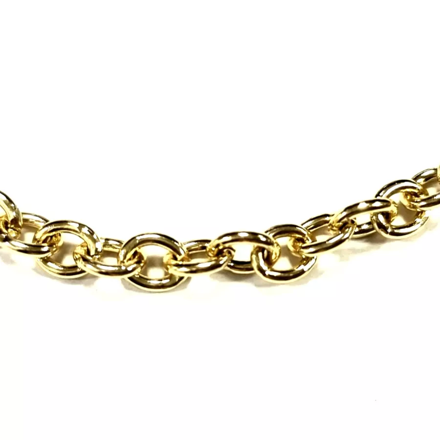 Chaine en aluminium doré 4.8mm