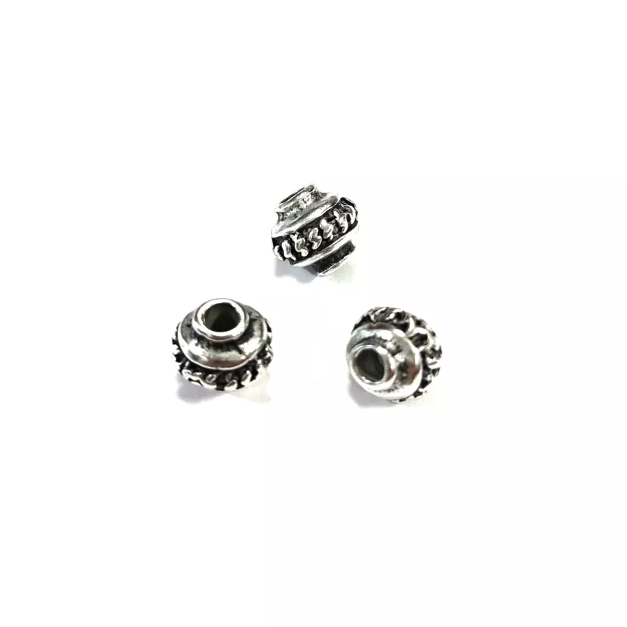 Perles avec motif avec trou 2.5mm