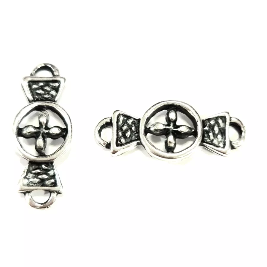 Intercalaire croix avec deux anneaux