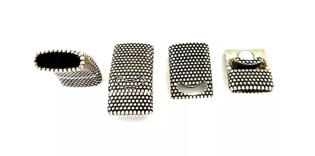 Fermoir aimanté 14 x4 mm sécurité diamanté 