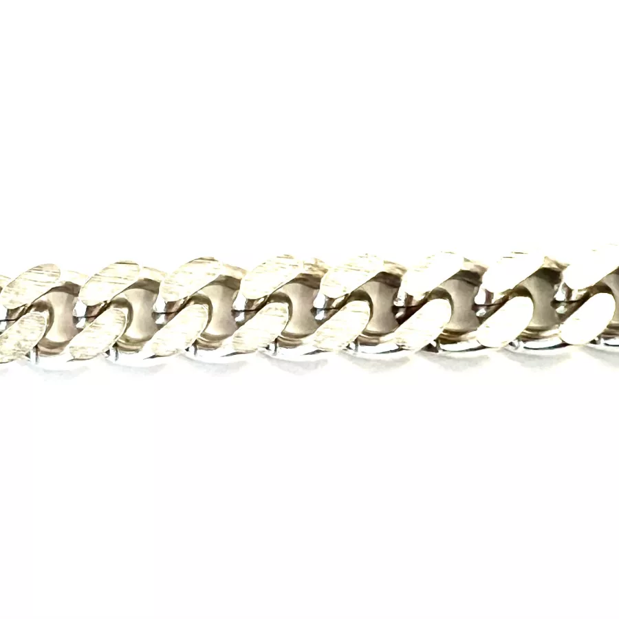 Ch. gourmette 10.8mm de largeur, par 20CM, massive pl 10microns FR